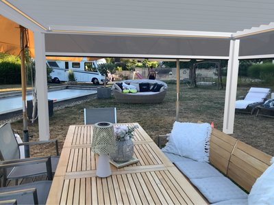 Innenansicht Blick Pool